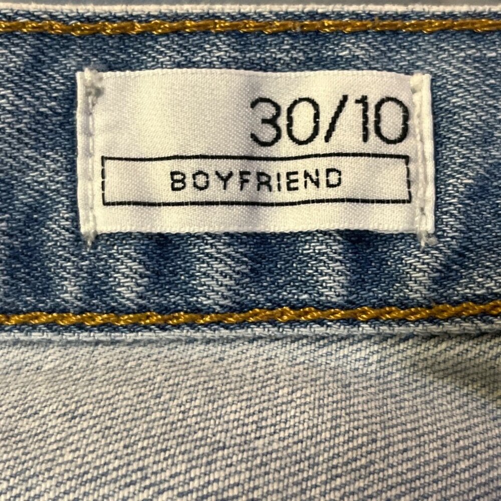 Gap 1969 Boyfriend Denim Shorts 30/10 Split Hem Used - Picture 7 of 13